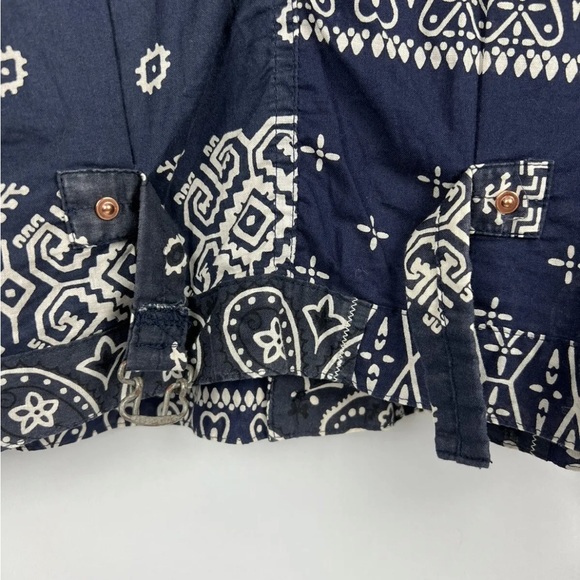 Kapital Kountry Remake Bandana Patchwork Trucker Jacket Men’s 4 Navy/Indigo - Picture 8 of 10
